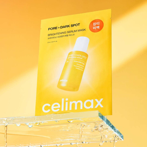 Маска для выравнивания тона и рельефа кожи Celimax Pore+Dark Spot Brightening Serum Mask