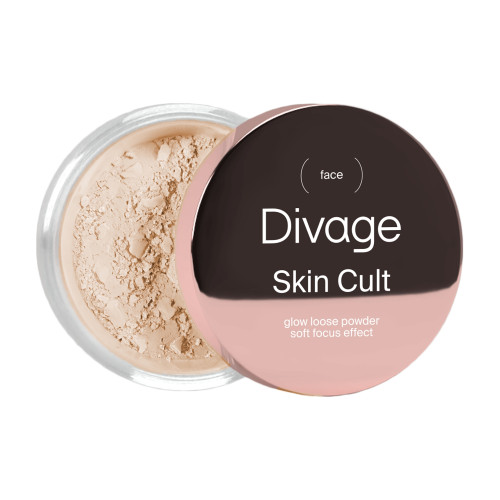Сияющая рассыпчатая пудра для лица Divage Skin Cult Glow Loose Powder, 7г