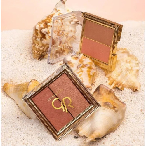 Палетка румян для лица Golden Rose №01 - Rose Nude