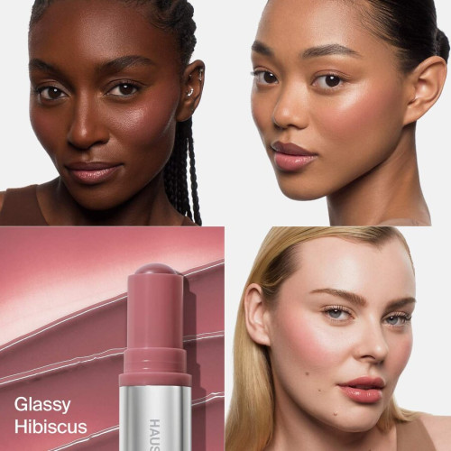 Кремовые румяна Haus Labs - Glassy Hibiscus