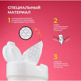 Антибактериальные бесспиртовые салфетки Mischa Vidyaev, 50 шт