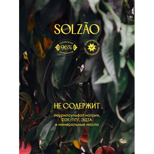 Парфюмированный гель для душа Solzao - Peach Beach, 400 мл