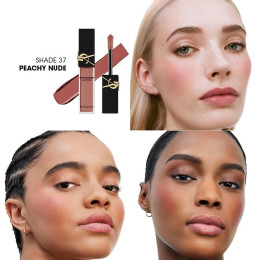 Кремовые румяна Yves Saint Laurent Liquid Blush №37 - Peachy Nude