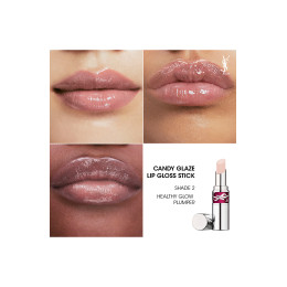 Набор для губ Yves Saint Laurent Candy Glaze Lip Gloss Stick+Loveshine Plumping Lip Oil Gloss