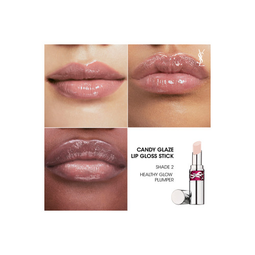 Набор для губ Yves Saint Laurent Candy Glaze Lip Gloss Stick+Loveshine Plumping Lip Oil Gloss