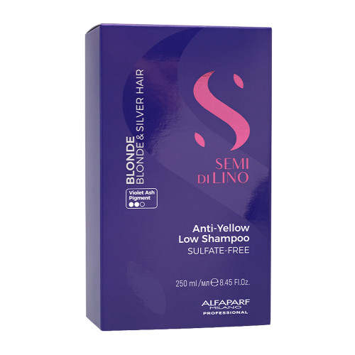 Шампунь тонирующий анти-жёлтый ALFAPARF Blonde Anti-Yellow, 250 мл