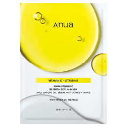 Осветляющая тканевая маска Anua Vitamin C Blemish Serum Mask