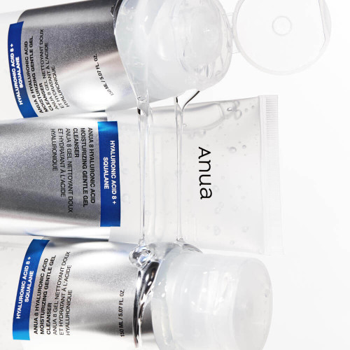 Мягкий гель для умывания Anua 8 Hyaluronic Acid Squalane Gentle Gel Cleanser
