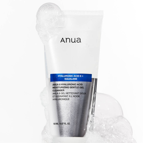 Мягкий гель для умывания Anua 8 Hyaluronic Acid Squalane Gentle Gel Cleanser