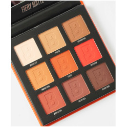 Палетка теней Beauty Bay Fiery Matte 9 Colors Palette