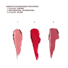 Набор помад Mini Charlotte Tilbury Iconic Hollywood Lip Trio