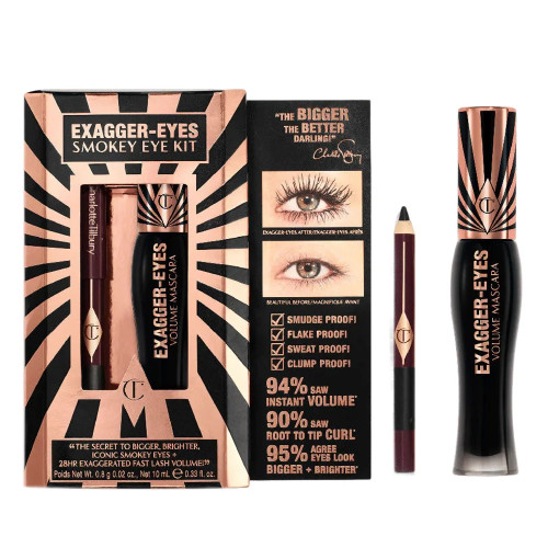 Набор для макияжа глаз Charlotte Tilbury Exagger-Eyes Smokey Eye Kit