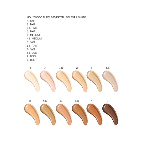 Тональный флюид с эффектом фотошопа Charlotte Tilbury Hollywood Flawless Filter №2,5 Fair, 30 мл