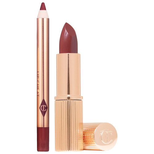 Набор Mini Charlotte Tilbury помада+карандаш - Pillow Talk Deep