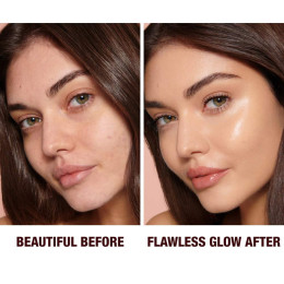 Тональный флюид с эффектом фотошопа Charlotte Tilbury Hollywood Flawless Filter №4 Medium, 30 мл