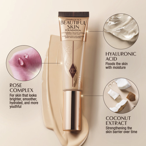 Тональный крем Charlotte Tilbury Beautiful Skin Medium Coverage - 4 Neutral, 30 мл