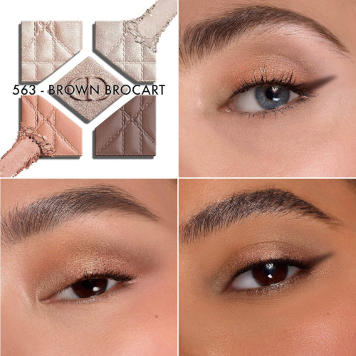 Палетка теней DIOR 5 Couleurs Couture №563 Brown Brocart, 7г