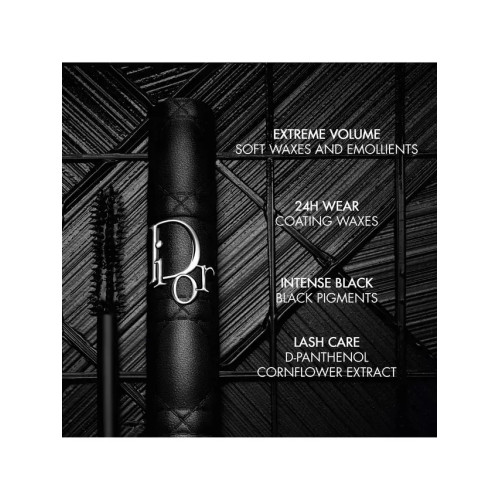 Тушь для ресниц Dior Show Overvolume Waterproof - 090 Overblack (Черная)