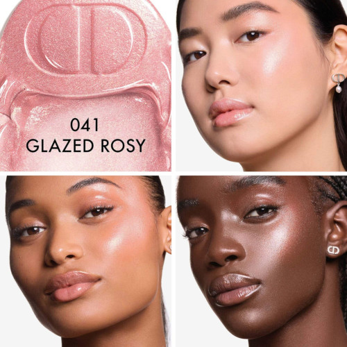 Кремовый хайлайтер Dior Backstage Glassy Glow Stick №041 - Glazed Rosy