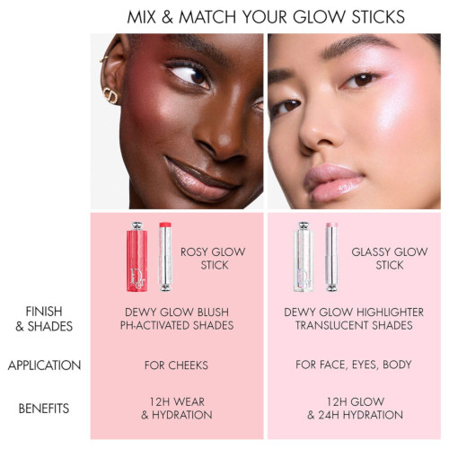 Кремовый хайлайтер Dior Backstage Glassy Glow Stick №035 - Glazed Ice