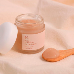 Увлажняющий веганский крем с комбучей Dr.Ceuracle Vegan Kombucha Tea Gel Cream, 75 мл
