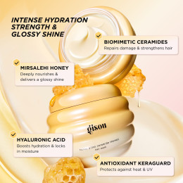 Маска для волос Gisou Honey Gloss Ceramide Therapy Hair Mask, 230 мл