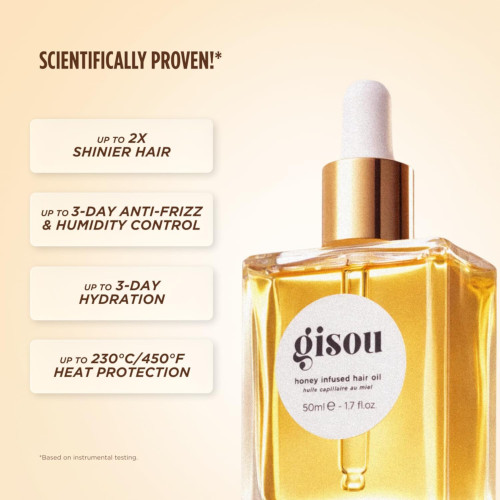 Масло для волос Gisou Honey Infused Hair Oil, 20 мл