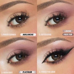 Палетка теней Huda Beauty Eyeshadow Palette - Icy Nude, 16,1 г