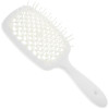Расческа для волос массажная Белая с белыми зубцами Superbrush Janeke