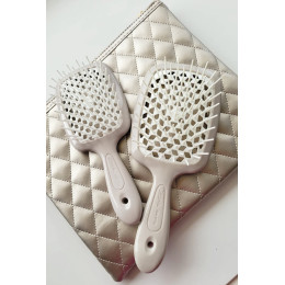 Расческа для волос массажная Бежевая Superbrush Janeke