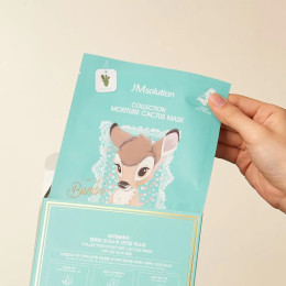 Увлажняющая тканевая маска с экстрактом кактуса JMsolution Collection Disney Moisture Cactus Mask