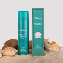 Солнцезащитный спрей с жемчугом JMsolution Marine Luminous Pearl Sun Protection Sun Spray SPF50+ PA+++