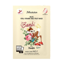 Витаминная тканевая маска с экстрактом облепихи JMSolution Disney Collection Selfie Vitamin Tree Fruit Mask