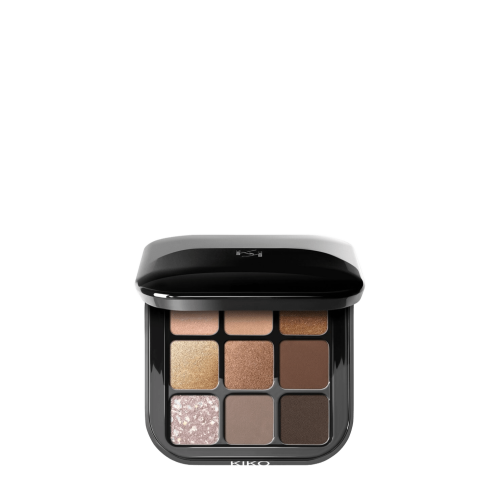 Палетка теней Kiko Milano Multi Finish Eyeshadow №01