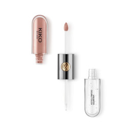 Жидкая помада-блеск для губ Kiko Milano Unlimited Double Touch №102 - Satin Rosy Beige