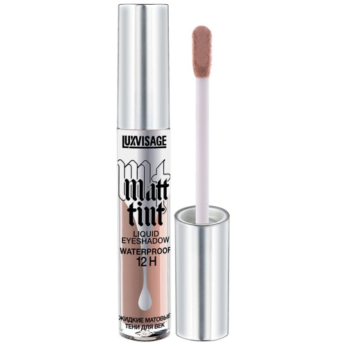 Матовые кремовые тени Luxvisage Matt Tint Waterproof 12H №104 Cool Taupe