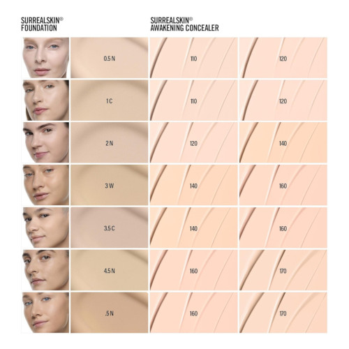 Тональный Makeup By Mario Surrealskin Luminous Finish №4.5N