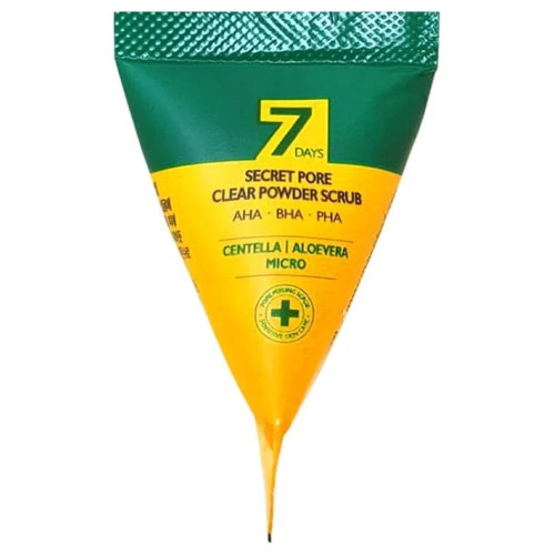 Скраб для глубокого очищения пор с центеллой May Island 7 Days Secret Pore Clear Powder Scrub, 5 гр