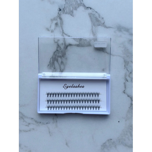 Накладные ресницы пучки Eyelashes 10D 10 мм изгиб С