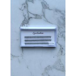 Накладные ресницы пучки Eyelashes 10D 10 мм изгиб С