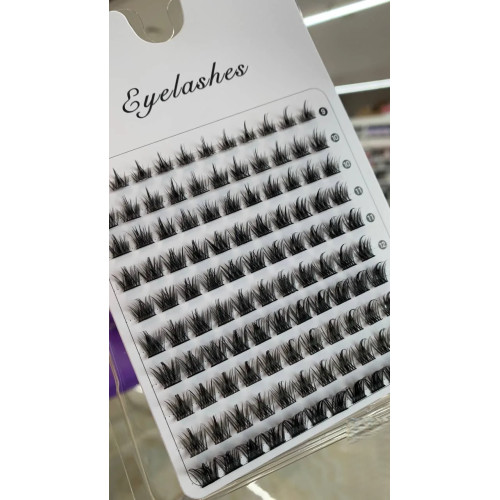 Накладные ресницы большой микс 9-14 мм (J1)