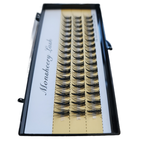 Накладные ресницы лучики Nesura 20D 11 мм