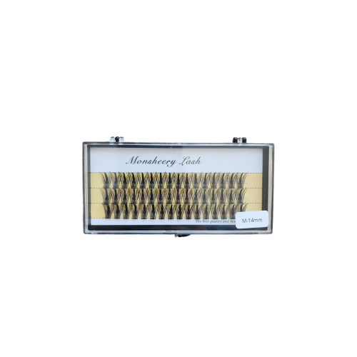 Накладные ресницы лучики Nesura 20D 14 мм
