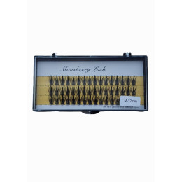 Накладные ресницы лучики Nesura 20D 12 мм