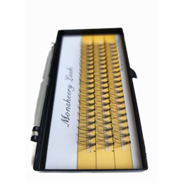 Накладные ресницы пучки Nesura 10D 14 мм изгиб С