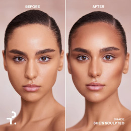 Палетка для скульптурирования лица Patrick TA Creme Contour&Powder Bronzer Duo - She’s Bronzed