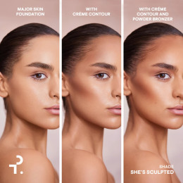 Палетка для скульптурирования лица Patrick TA Creme Contour&Powder Bronzer Duo - She’s Bronzed