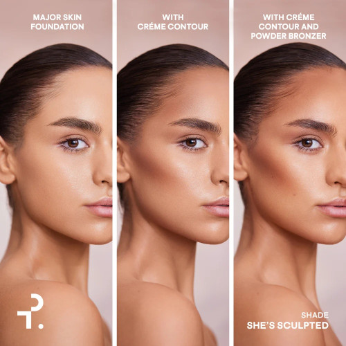 Палетка для скульптурирования лица Patrick TA Creme Contour&Powder Bronzer Duo - She’s Bronzed