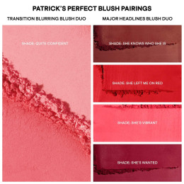 Палетка румян Patrick TA For Face Transition Blurring Blush Duo -  Quite Confident