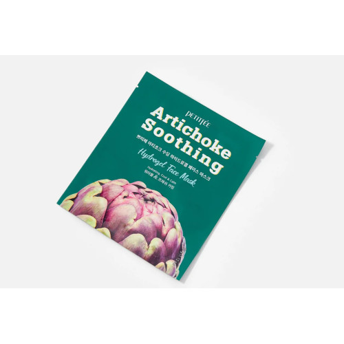 Противоотёчная гидрогелевая маска с артишоком Petitfee Artichoke Soothing Hydrogel Face Mask